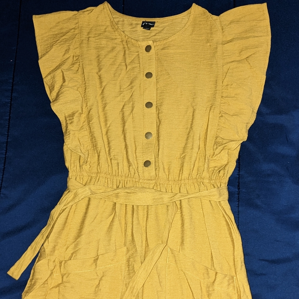 Art class, Large (10/12), Mustard-Gold
